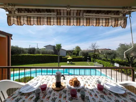 Location appartement à Lazise, La Palma - Apartment mit Balkon und Poolblick