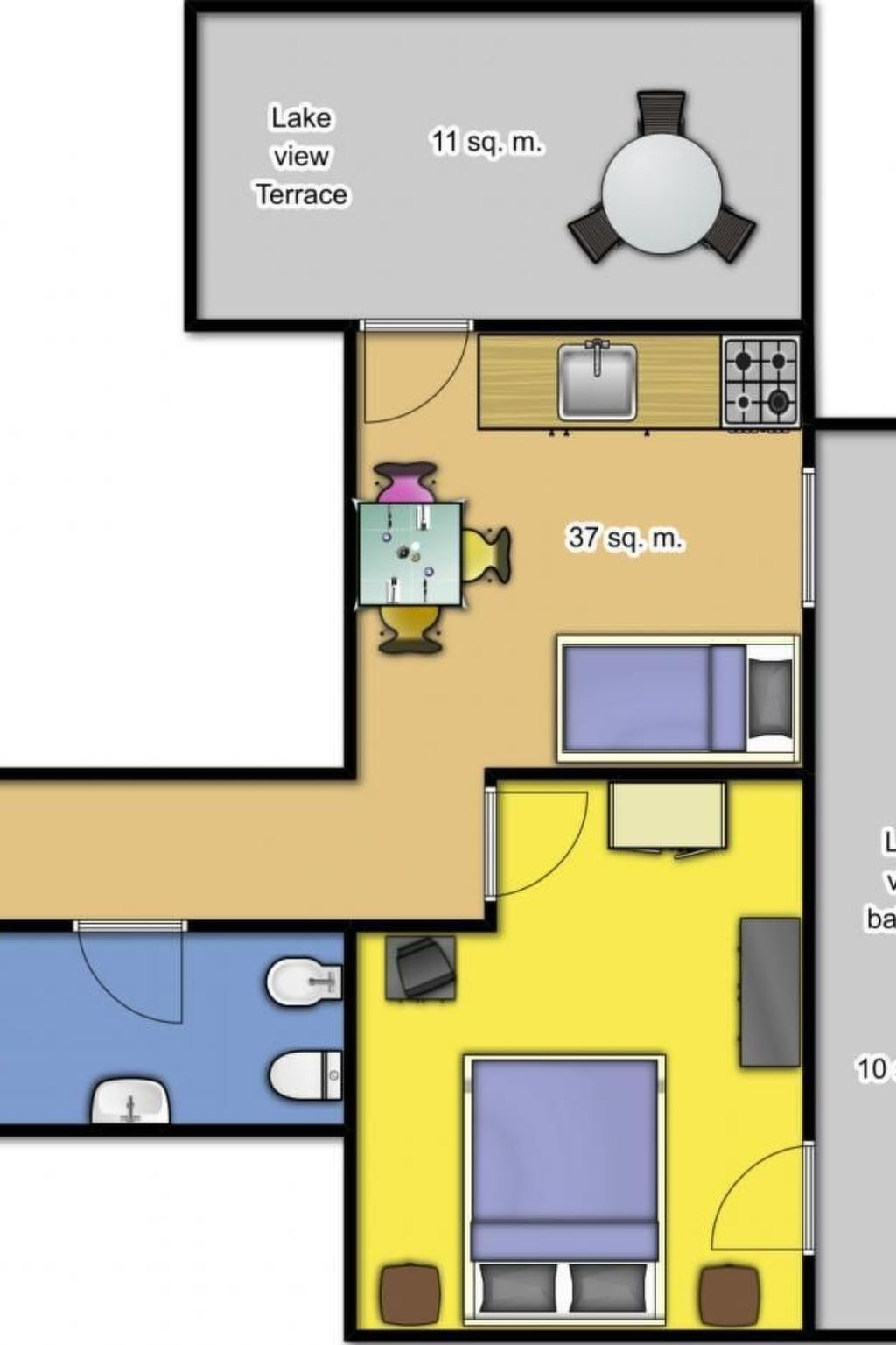 Appartement Manerba, 1 km du lac avec terrasse vue - Photo 30