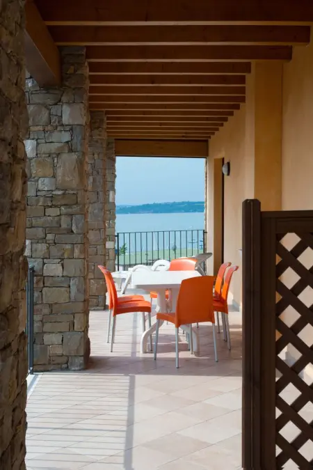 Appartement 3 chambres, balcon et piscine à Moniga del Garda : photo 8