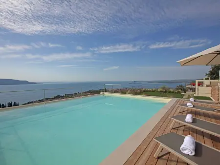 Location maison à Toscolano, Exklusive Villa Agave mit Seeblick und privatem Pool