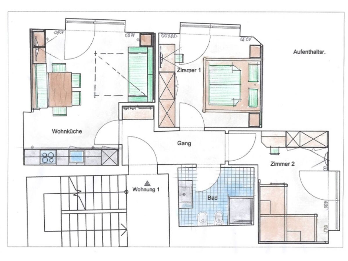 Appartement Alpenblick 6 pers., piscine & sauna - Photo 21