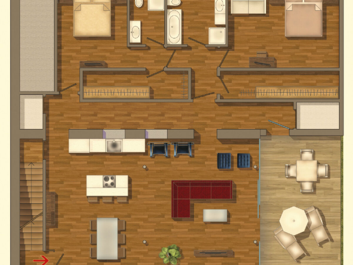 Appartement Schenna, jardin privé et piscine - Photo 4