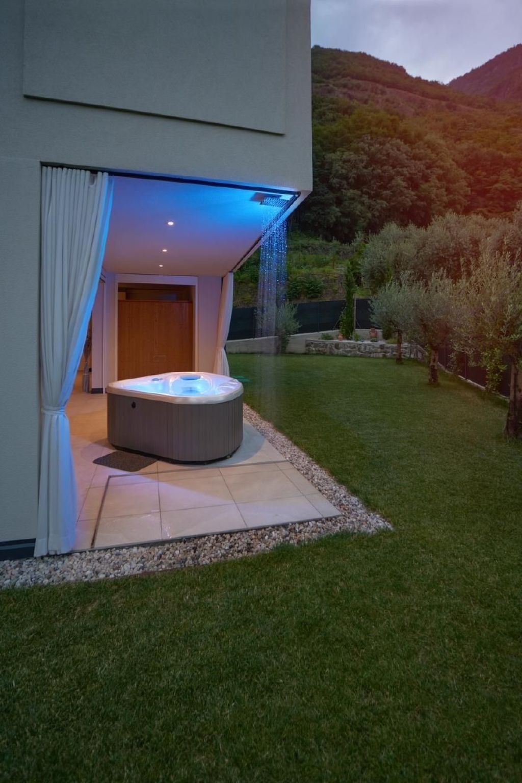 Apt 6 pers. avec piscine privée, sauna et jacuzzi à Postal - Photo 9