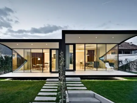 Mirror House Nord – Maison 4 pers., piscine à Bozen : photo 11
