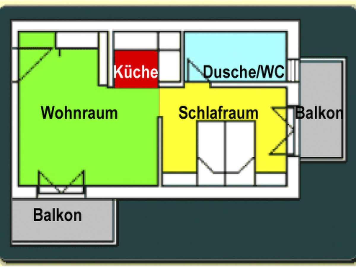 Appartement Mölten - 35 m² avec balcon vue montagne - Photo 12