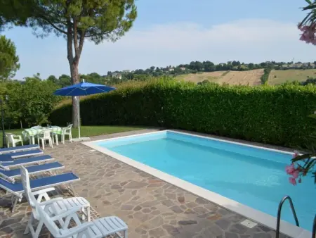 Location maison à Petriolo, Villa mit privatem Pool in der Nähe von Petriolo