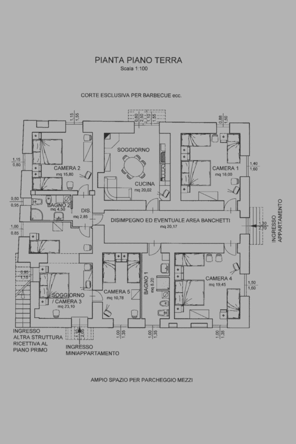 Appartement 75m² Roccamontepiano, 3 parkings privés - Photo 23
