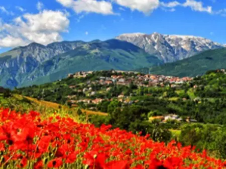 Location appartement à Catignano, Wohnung mit Privatparkplatz und Panoramablick