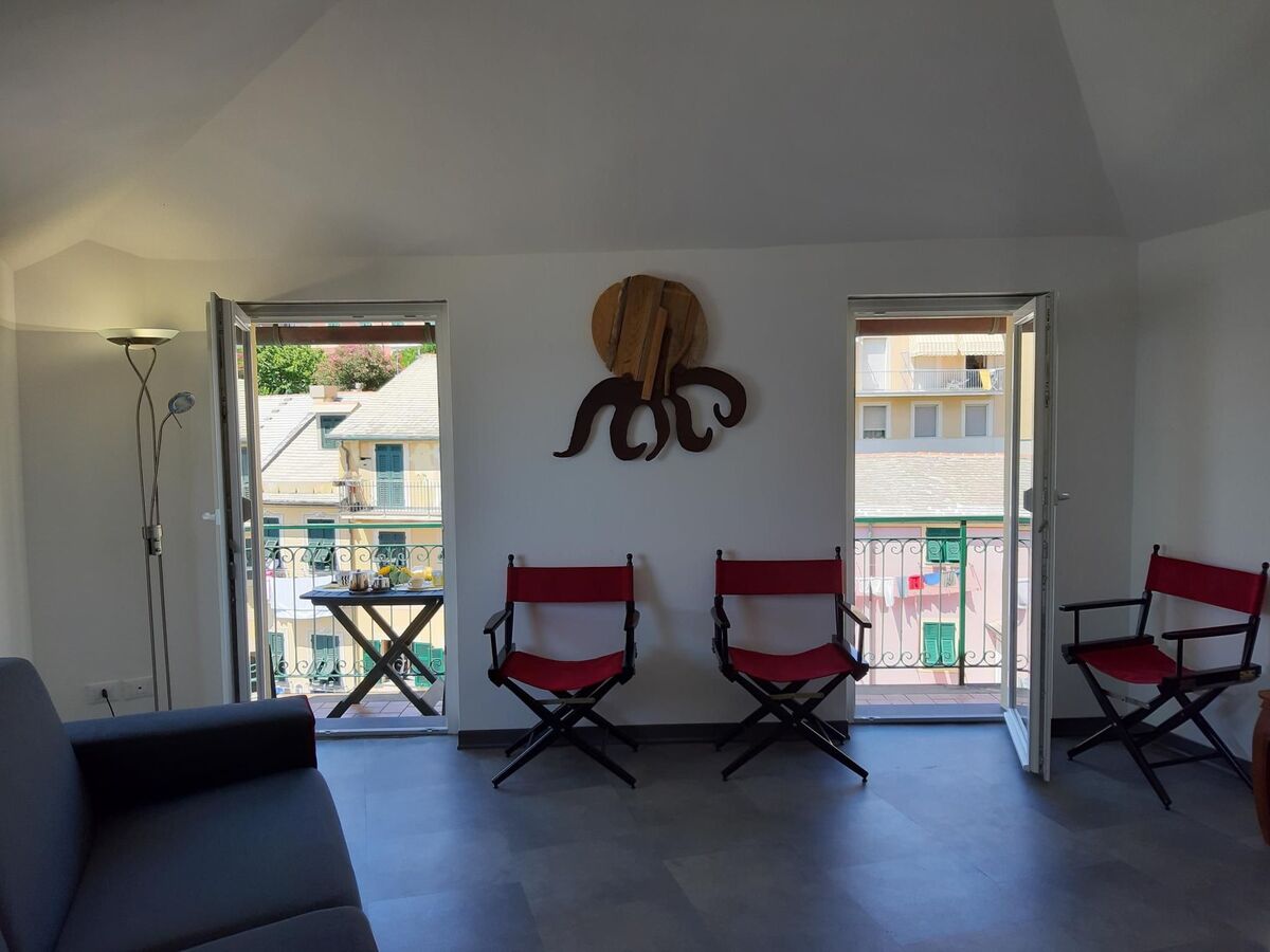 Studio face mer à Bogliasco, balcon sur la plage - Photo 15