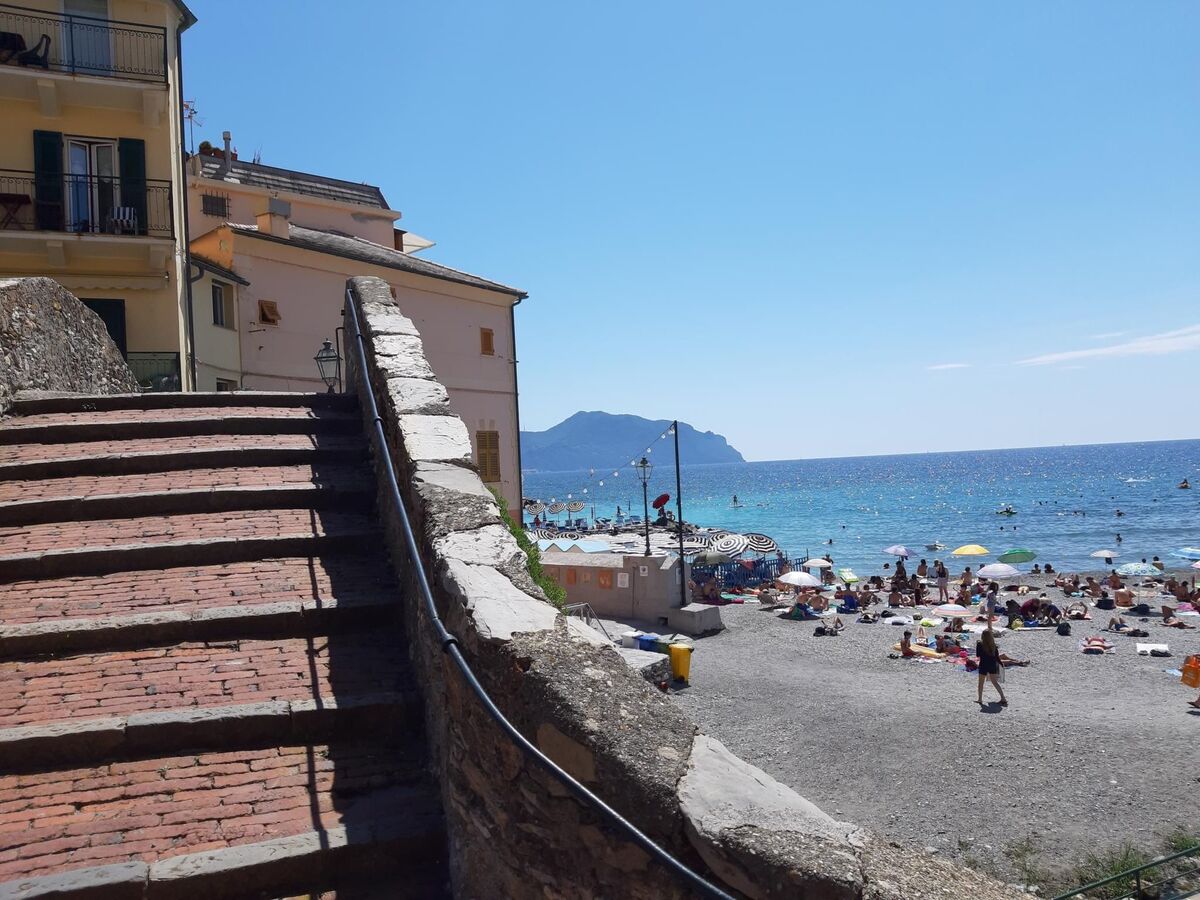 Studio face mer à Bogliasco, balcon sur la plage - Photo 23
