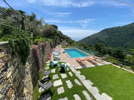 Villa avec piscine privée à Sori, 6 personnes : photo 16