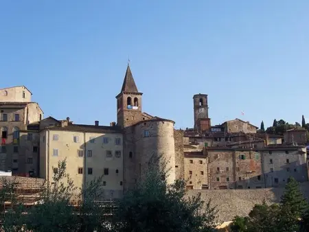 Petit appartement avec vue sur oliveraie à Anghiari : photo 24
