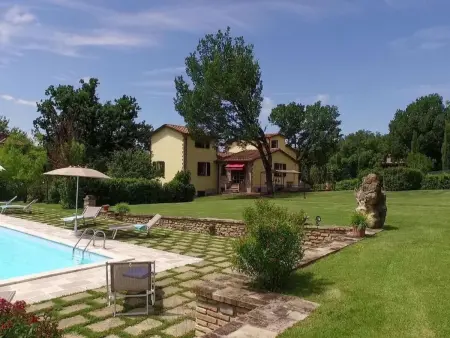 Location maison à Anghiari, Villa Ferraguzzo in der Toskana mit Pool, Klimaa