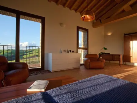 Villa VII tempo  mit gemeinschaftlichem Pool, Maison 11 personnes à Volterra - Photo 24