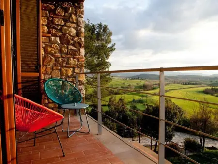 Location appartement à Volterra, Villa Aria mit Gemeinschaftspool