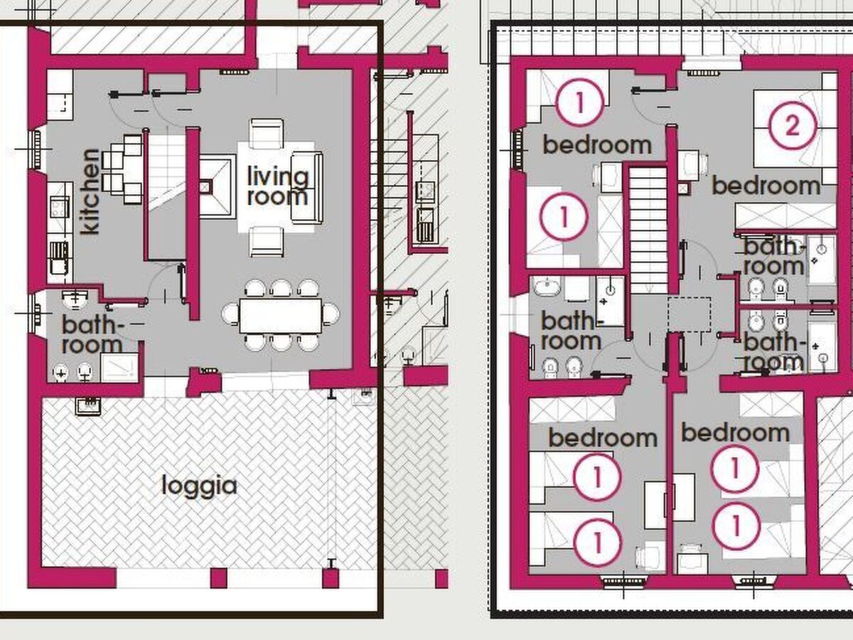 Appartement Marta, 3 chambres à Reggello, piscine privée - Photo 24