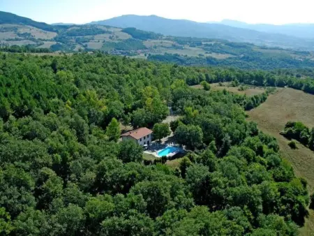 Location maison à Poppi, Villa Pruneto mit Pool in den Hügeln der Toskana