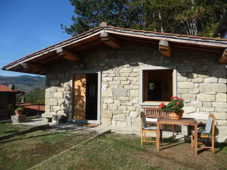 Location maison à Pratovecchio, Magnolienhaus mit Pool zwischen Florenz und Arez