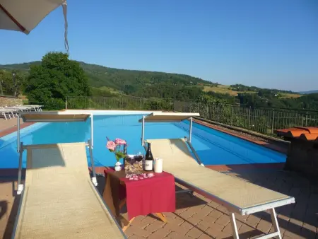 Lindenhaussiedlung mit Gemeinschaftspool, Maison 2 personnes à Pratovecchio - Photo 11