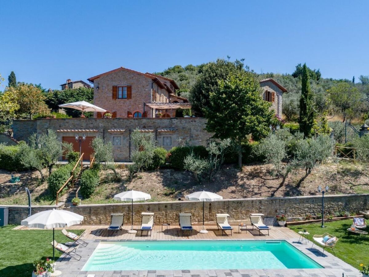 Villa Corte della Luna à Cortona, piscine et terrasse - Photo 1