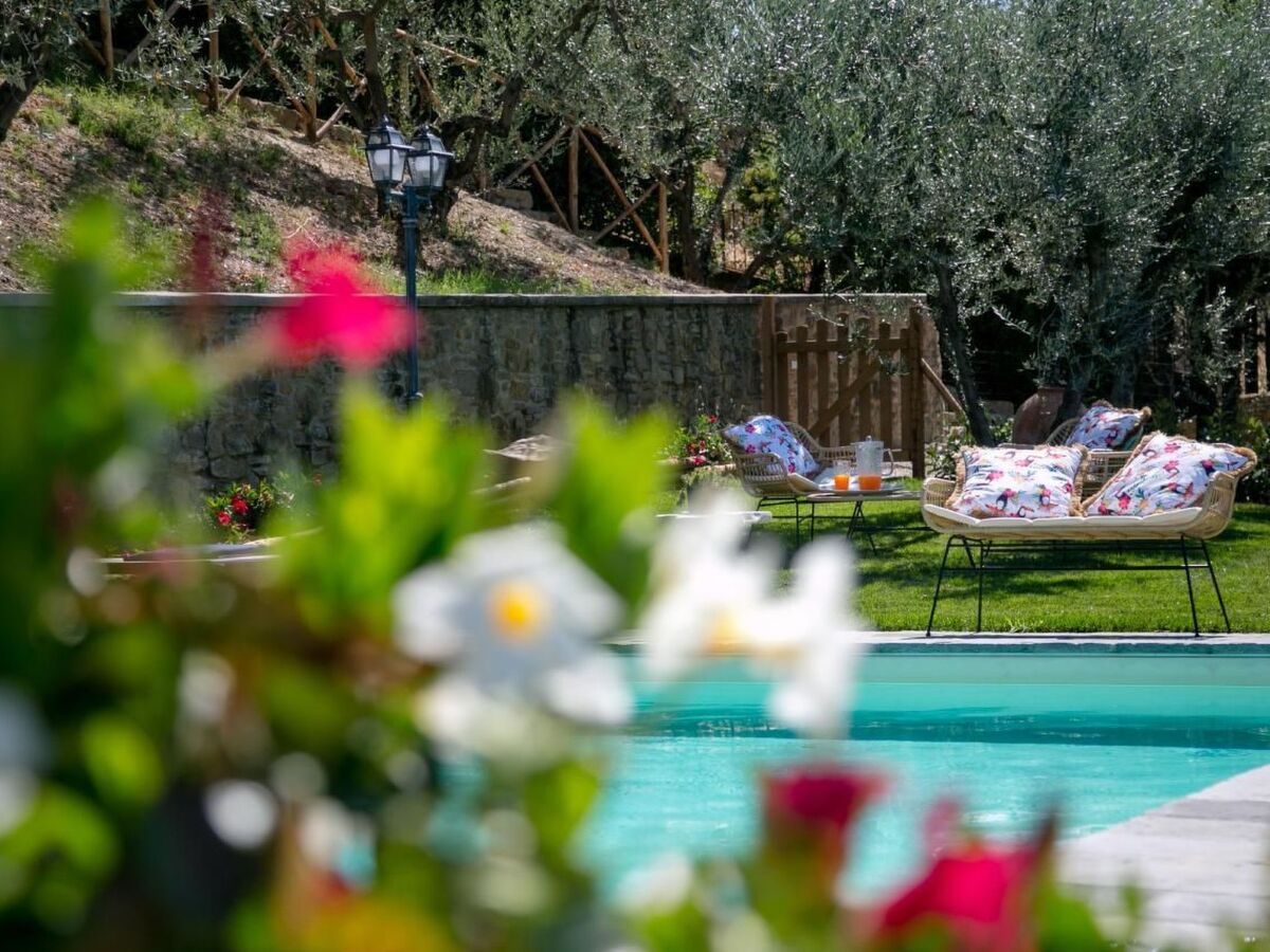 Villa Corte della Luna à Cortona, piscine et terrasse - Photo 40