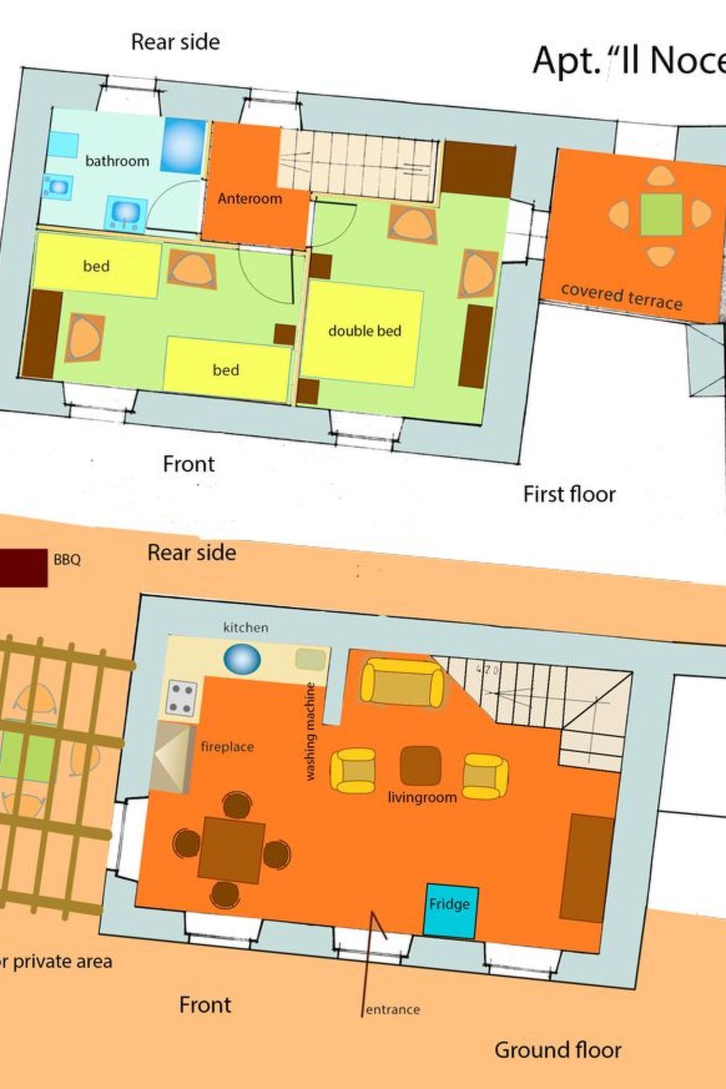 Appartement 4 pers. dans ferme d'Ombrie à 400 m - Photo 2