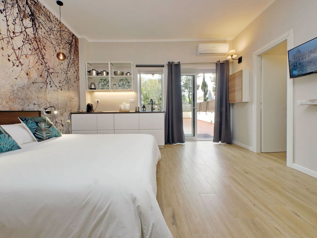 Appartement 1 chambre avec terrasse, piscine et parking à Rome - Photo 4