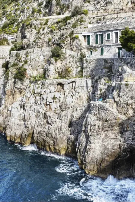 Location maison à Furore, Villa mit Blick auf das Meer an der Amalfiküste
