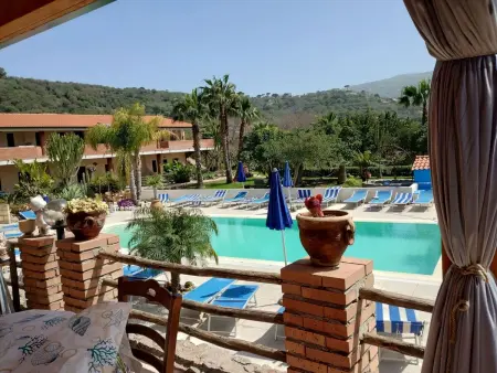 Appartement Capo Vaticano, 600m plage avec piscine : photo 24