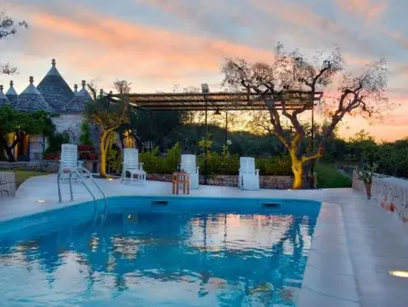 Location maison à Martina Franca, 11 Trulli in Martina Franca mit privatem Pool