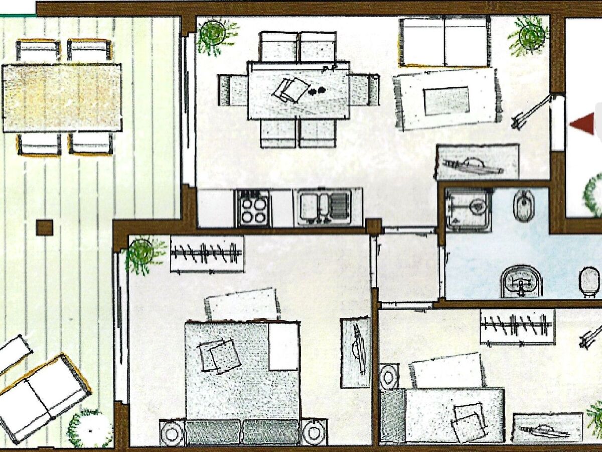 Penthouse 2 chambres avec terrasse vue mer à Cannigione - Photo 6