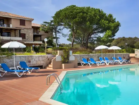 Location appartement à Porto Cervo, Studio mit Balkon