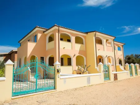 Location appartement à Cala Liberotto, Apt. Orosei 2B, mit gemeinsamem Schwimmbad