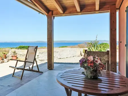 Studio Ginepro à Calasetta, vue mer et jardin