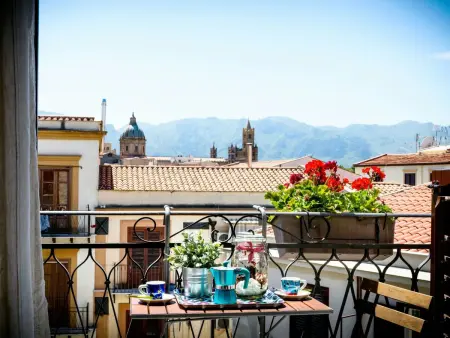 Location appartement à Palermo, Ein-Zimmer-Wohnung Capo House mit Balkon