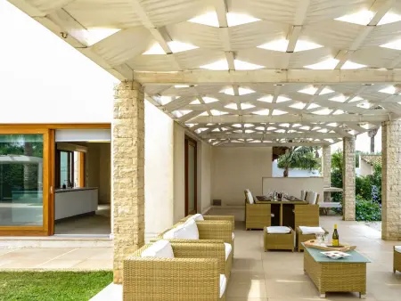 Location maison à Marsala, Ferienvilla Barbara mit eigenem Pool