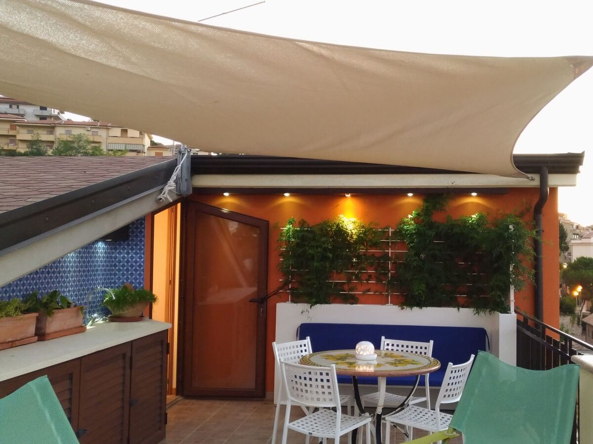 Appartement Luna Rossa, terrasse vue mer à Castel di Tusa - Photo 14