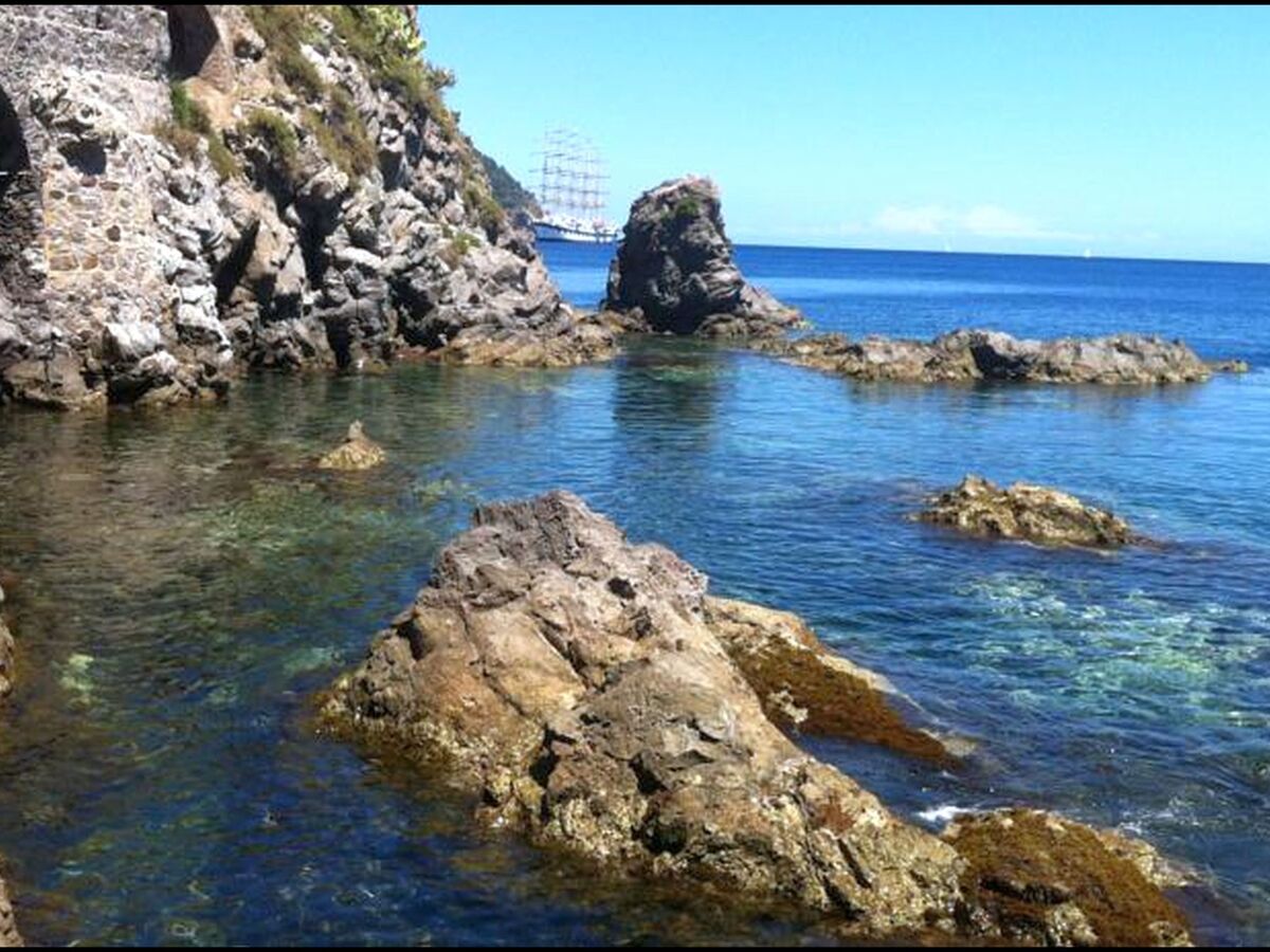 Chambre vue mer aux Eolie – Lipari, direct plage - Photo 36