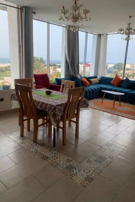 Appartement vue panoramique, terrasse et plage à 800 m, Tanger : photo 7