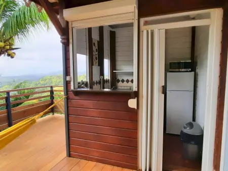 Bungalow 1 chambre avec terrasse, vue Montagne Pelée : photo 6