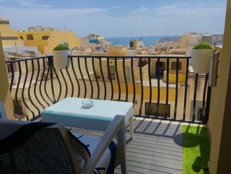 Location appartement à Marsascala, Gemütliche Ferienwohnung mit Meerblick