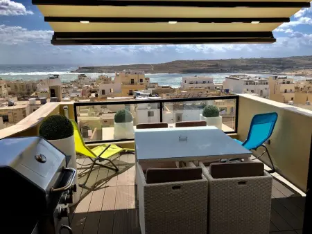 Location appartement à Marsascala, Klimatisierte Wohnung mit Grill und Terrasse