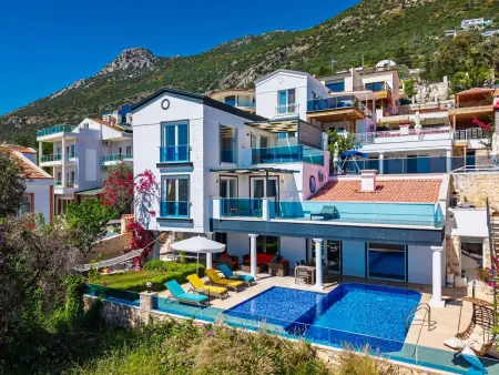 Location maison à Kalkan, Mit Meerblick und Garten für Familien