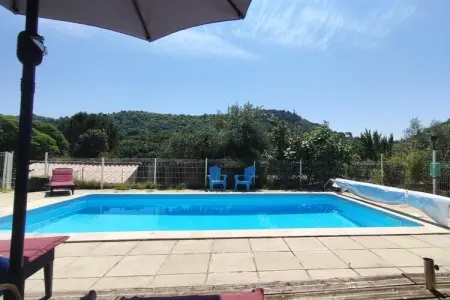 Maison Mirabeau : piscine privée aux portes des Cévennes : photo 17