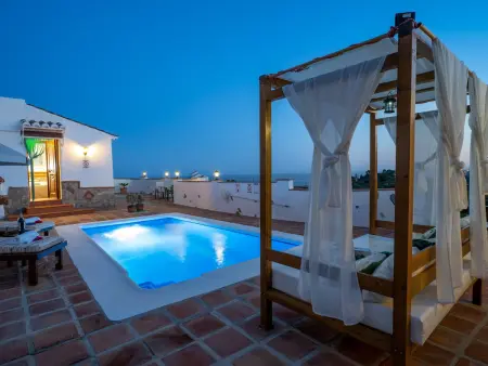 Gîte rustique 1 chambre à Nerja, piscine privée et vue mer - Photo 14