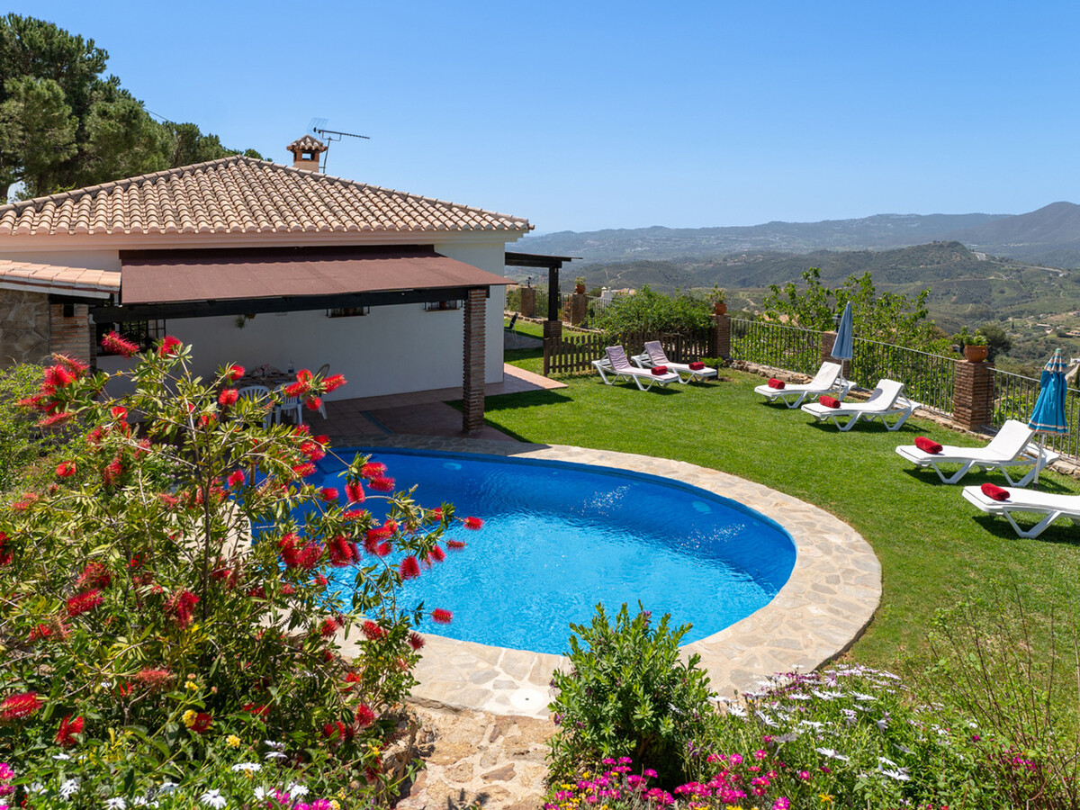 Villa 6 personnes à Mijas : piscine clôturée et vues Méditerranée - Photo 1