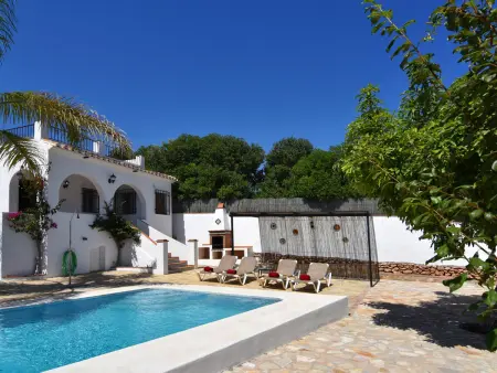 Location villa à Nerja, Maison de vacances à Nerja avec piscine privée et vue panoramique