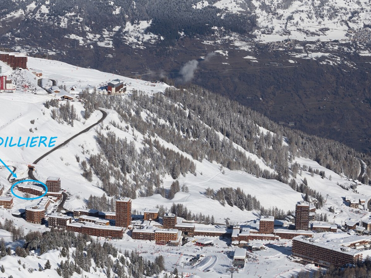 Studio cabine 4 personnes avec vue Mont-Blanc à Plagne Centre - Photo 9