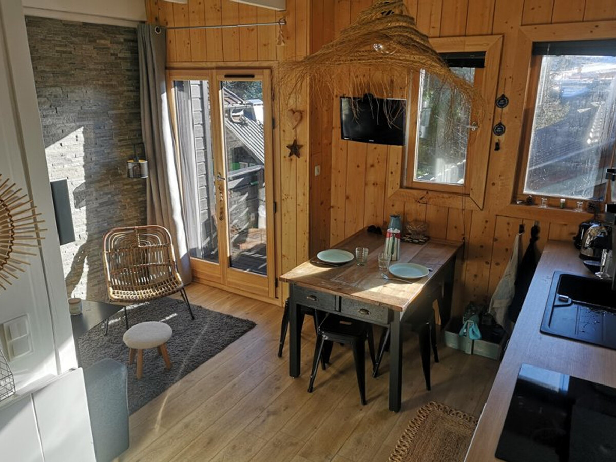 Studio mezzanine 4 pers, balcon sud, 300m des pistes - Photo 5