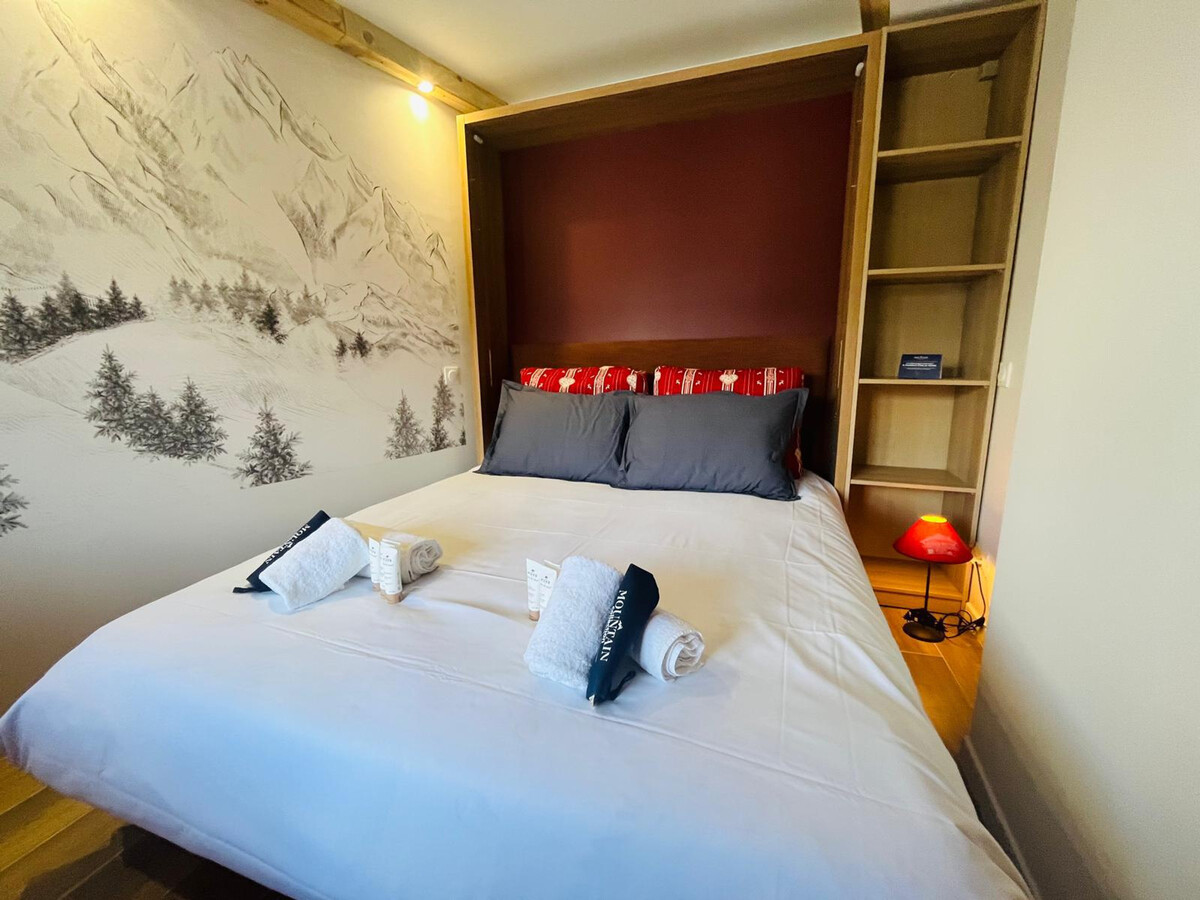 Appartement rénové Méribel, vue montagne, balcon ouest - Photo 4